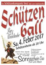 Plakat Schützenball (c) SK Imst